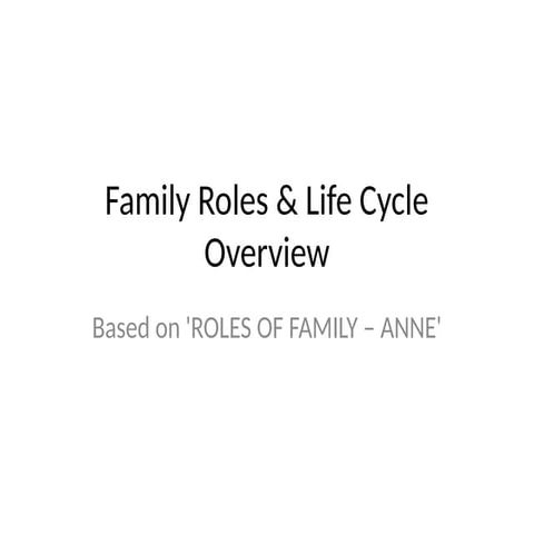 family_roles_overview.pptx for grade 7 gmrc | PPTX
