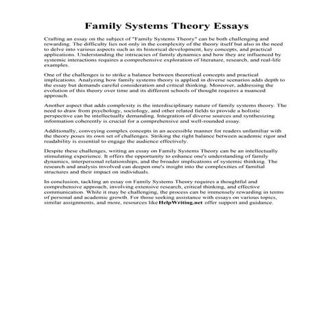 Family Systems Theory Essays.pdf