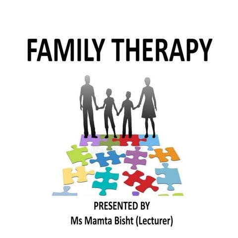 Family therapy and family counseling 