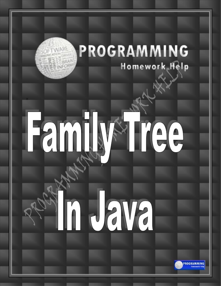 Family tree in java