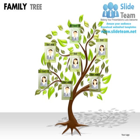 Family tree powerpoint presentation slides ppt templates