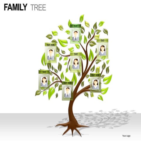Family tree powerpoint presentation templates