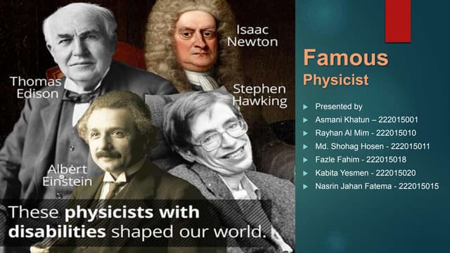 Famous Physicist (1) pptx Famous Physicist (1) pptx