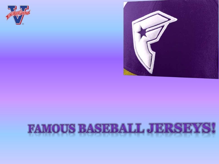 famous baseball jerseys