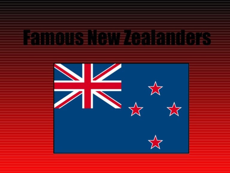 Famous New Zealanders