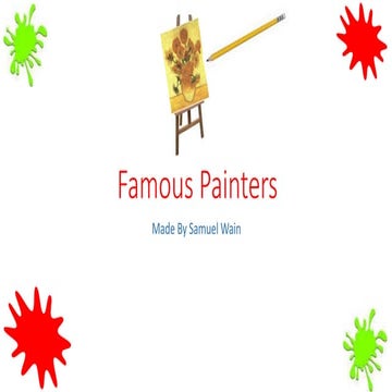 Famous Painters