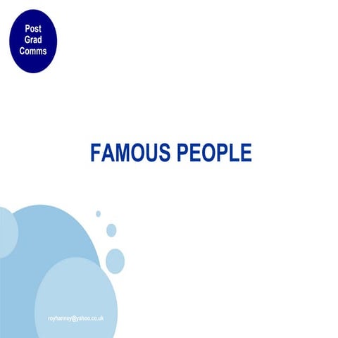 Famous people
