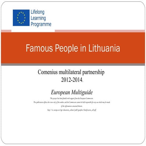 Famous people - Lithuania