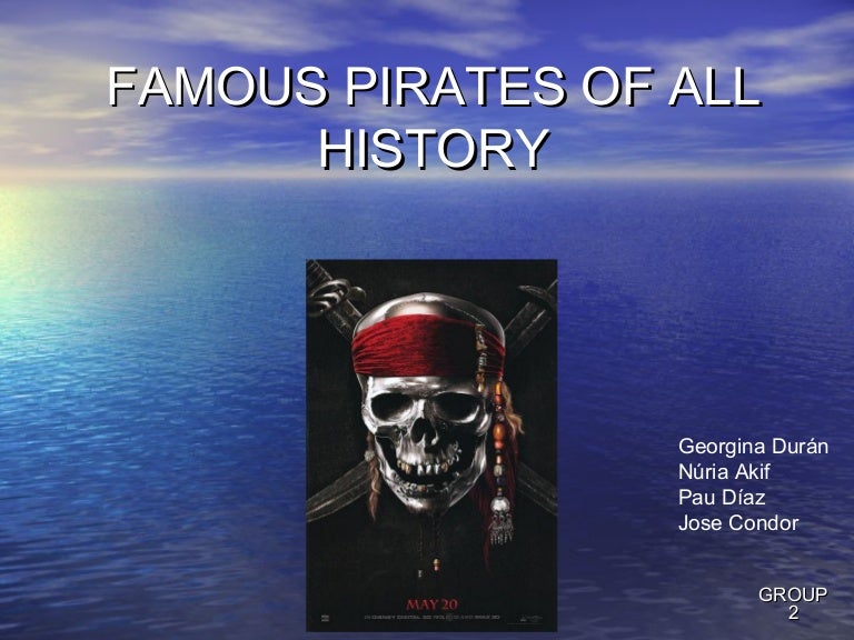 Famous pirates of all history
