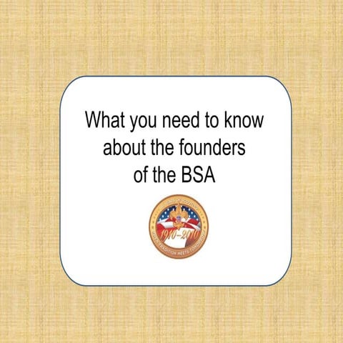 Famous Scout Leaders