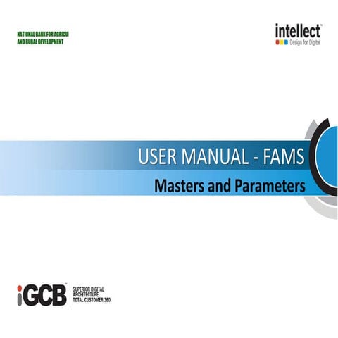 FAMS UM 01 Masters and Parameters.ppt