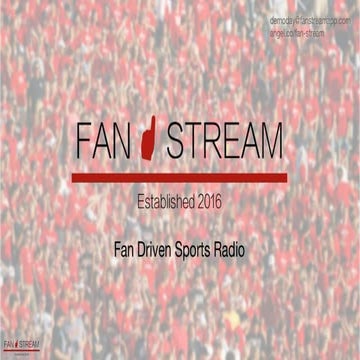 Fan Stream Pitch Deck | PDF