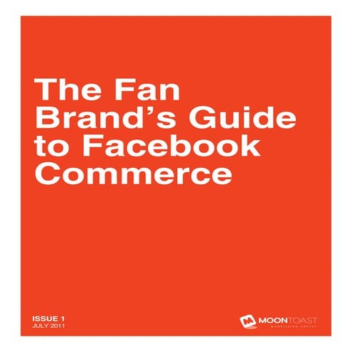 Fan brands guide to Facebook commerce