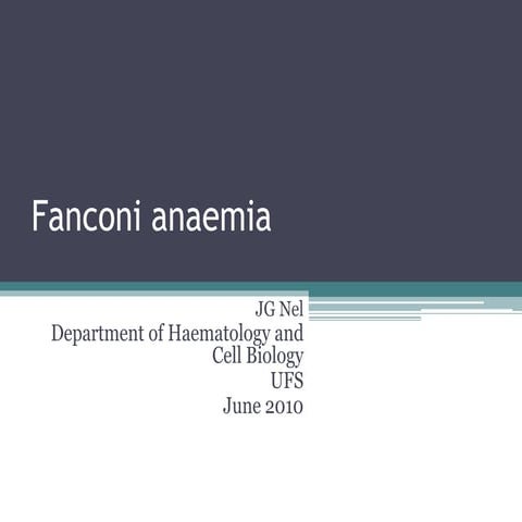 Fanconi | PPT