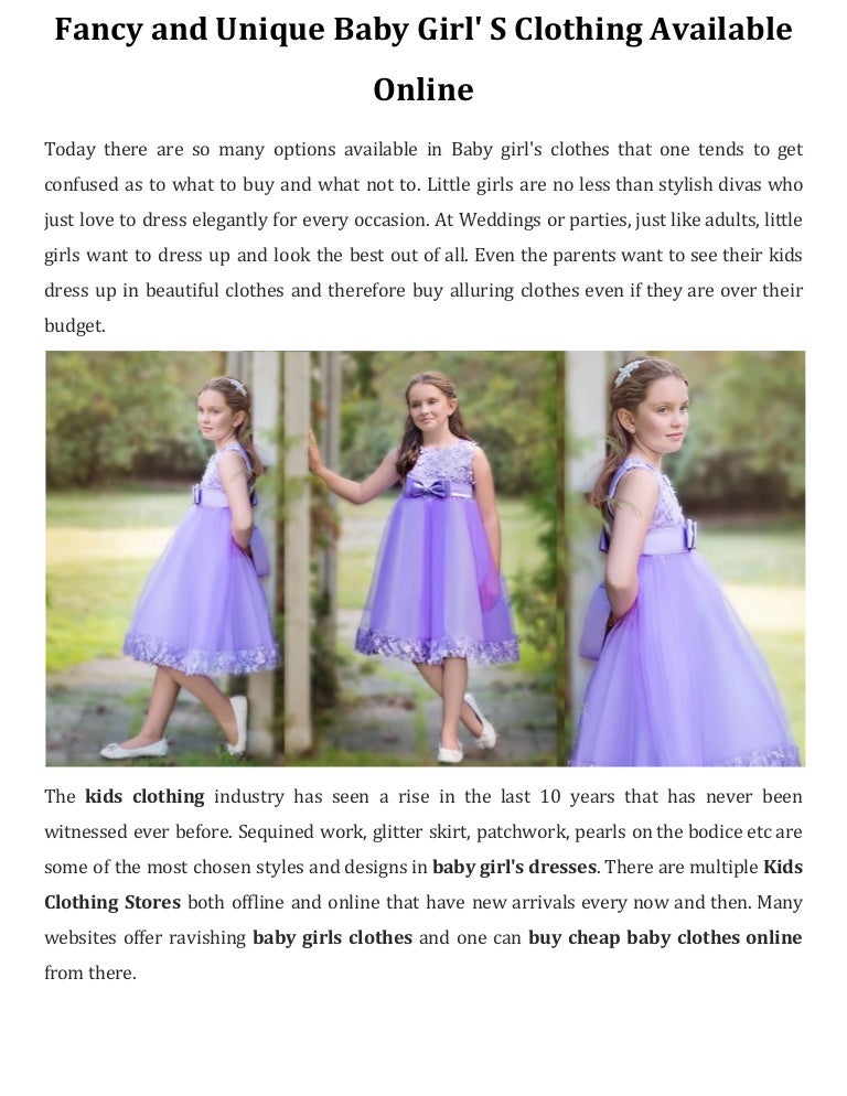 unique baby girl clothes online