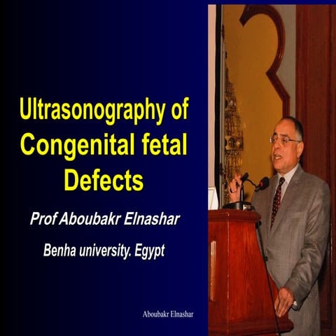 Ultrasonography of Congenital fetal Defects 