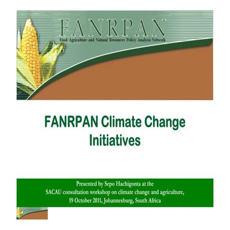 Fanrpan cc initiatives