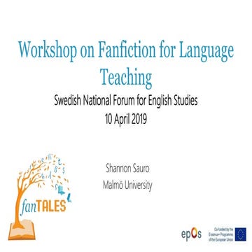 Fanfiction for Language & Literature Teaching