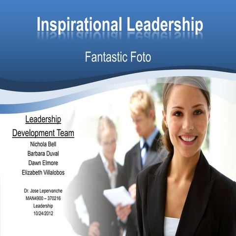 Capstone. Inspirational Leadership 