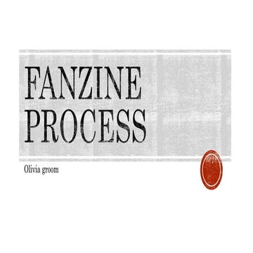 Fanzine process