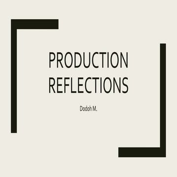 Fanzine production reflections