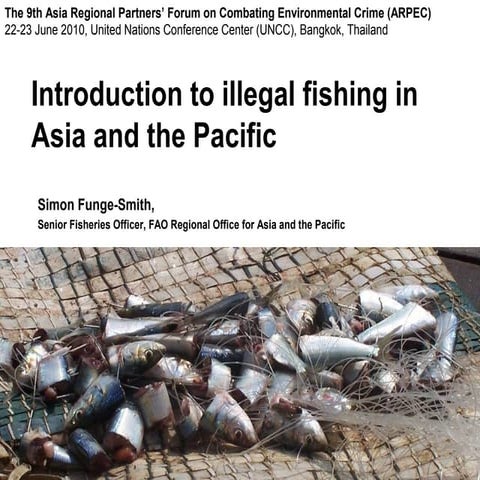 Introduction to illegal fishing in Asia and the Pacific | PPT