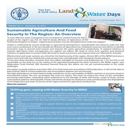 FAO NELWD Bulletin No.2 - 16 Dec, 2013