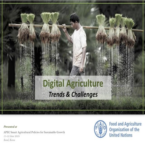 E-agriculture Trends and Challenges