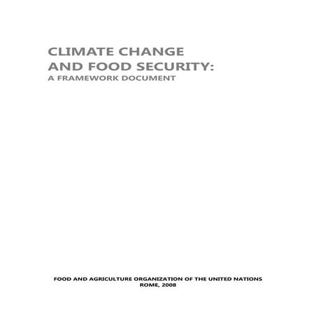 the impact of climate change on global food security | PPTX