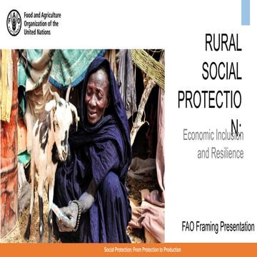 Rural Social Protection: Economic Inclusion and Resilience | PPTX