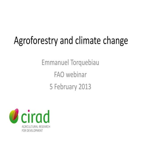 Fao webinar presentation