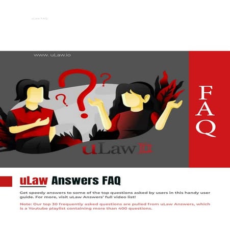 FAQ (Frequently Asked Question) about uLaw