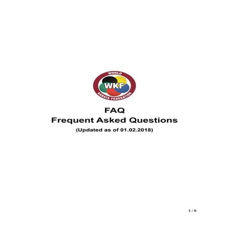 Wkf worldranking rules | PDF