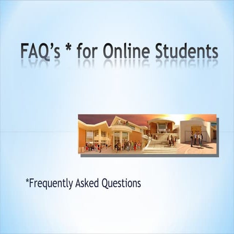Faq onlinestudents fa10