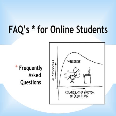 Faq for online students