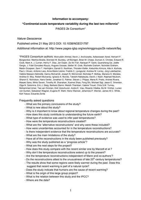 Background on New Study of 2,000 Ye...