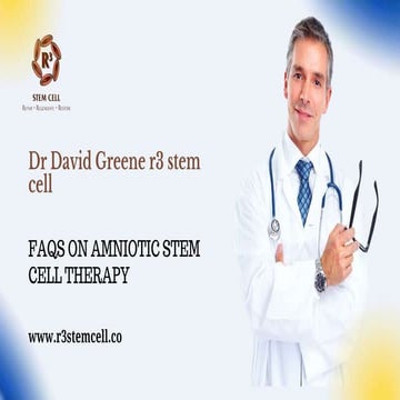 Your Practical Path to Relief — dr david greene r3 stem cell | PPTX