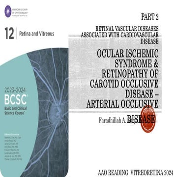 FAR - OIS RAO retinal aretery occlusion AAO | PPTX