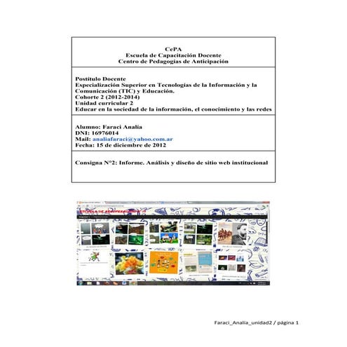 Faraci analía unidad2 | PDF