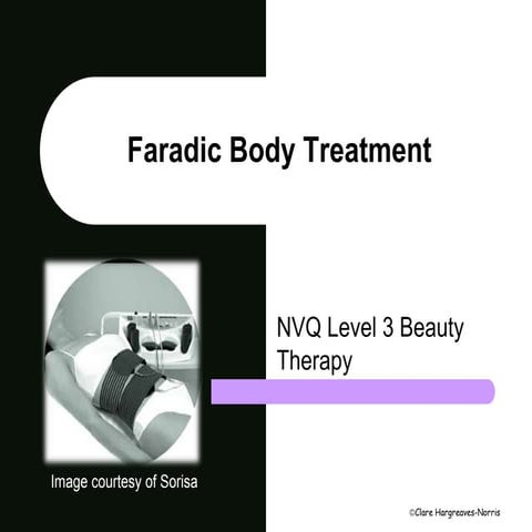 Faradic body treatment