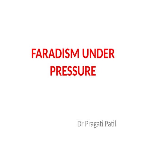 Faradisum_Under_Pressure for lymphedema .PPTX