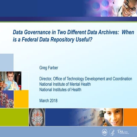 Data Governance in two different data archives: When is a federal data reposi...