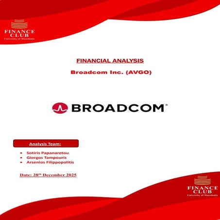 Financial Analysis Report BROADCOM INC. - Finance Club UoM.pdf
