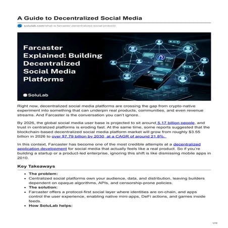 Farcaster Explained Building Decentralized Social Media Platforms.pdf