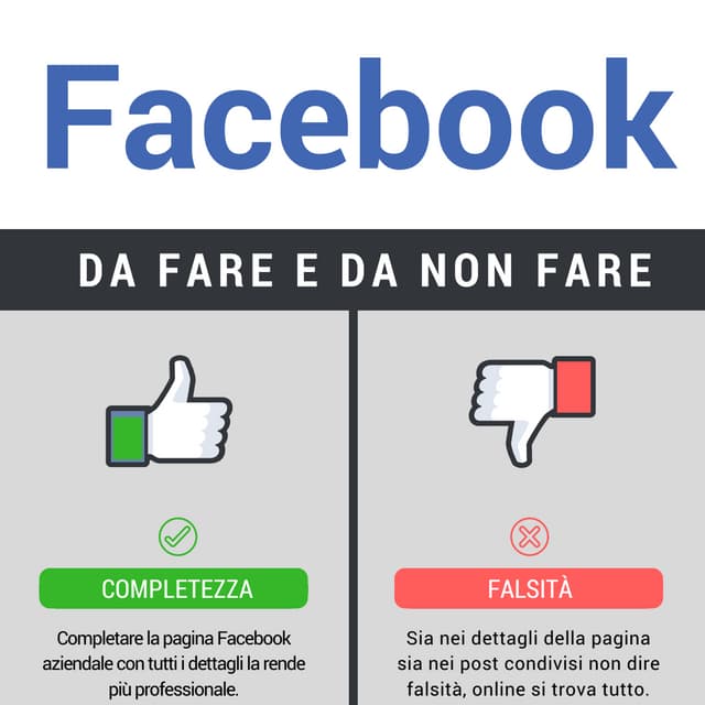 Cose da Fare/da non Fare Gestendo una Pagina di Facebook