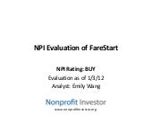 FareStart Rating Summary