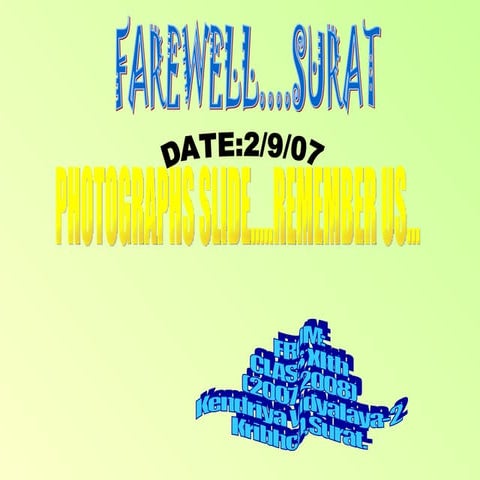 Farewell party album