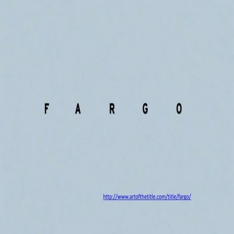 'Fargo' Opening scene annotation