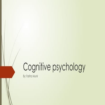 Cognitive process | PPTX