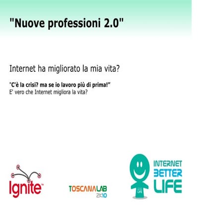 Elena Farinelli - Nuove professioni 2.0